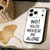 Чехол для телефона с рукописной цитатой для iPhone 17, 16, 15, 14, 13, 12, 11 X XR Plus, Другие Мягкий черный чехол