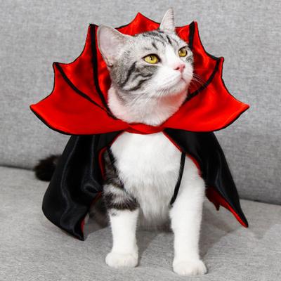 Милый плащ летучей мыши для собак кошек плащ вампира костюм кошки собаки жуткая вечеринка косплей питомца костюм для преображения
