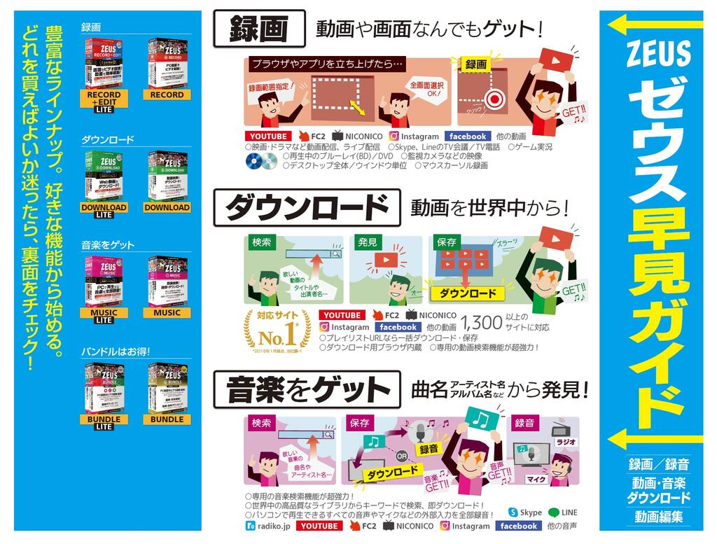 ZEUS Bundle Screen Music Download Box Version Win Compatible ~Versatile Bundle~ Recording/recording/video &