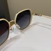 Солнцезащитные очки для женщин, покажите свое лицо, маленькие солнцезащитные очки с защитой от ультрафиолета, модные солнцезащитные очки для вождения с яркой окантовкой