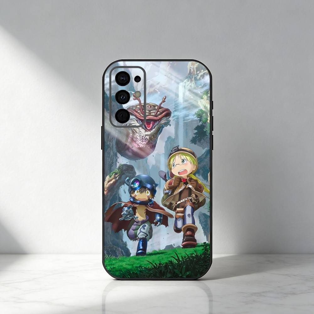 Чехол для телефона R-Riko Anime Reg Сделано в A-Abyss Для Samsung S25,S24,S21,S22,S23,S20,Ultra,S26,Plus,Fe,Note,5G Черный Чехол