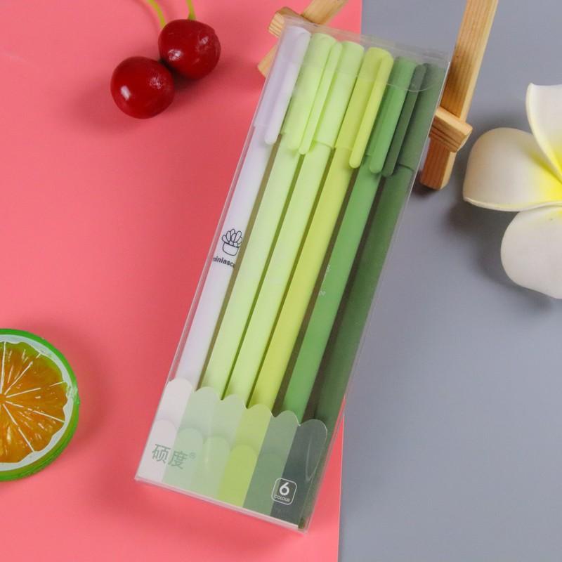 6 шт./набор Милая мультяшная гелевая ручка Корейская мода Милые ручки-шарики с котятами для студентки 0,5 мм Ручка с черными чернилами Школьные принадлежности