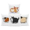 Fun Corgi Cartoon Pillowcase Car Ornaments Office Living Room Sofa Home Pillowcase
