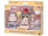 Sylvanian Families Set Party Cat ST Mark Сертификация для детей от 3 лет и старше Игрушечный кукольный домик Sylvanian Families EPOCH Кукла/Мебель [Sweet Set-Charcoal