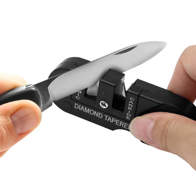 1шт двусторонний легкий портативный металлический вольфрамовый керамический карбидный нож для использования на открытом воздухе