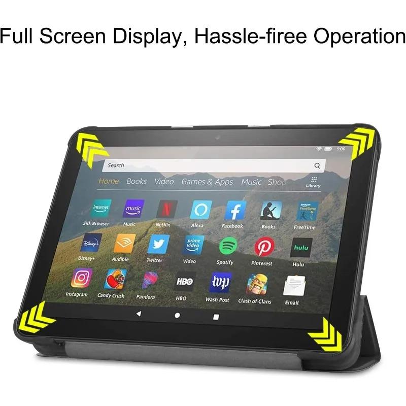 Новый чехол для планшета для всех новых Fire HD 8 Fire HD 8 Plus Совместим только с 8-дюймовой 10-й версией, выпущенной в 2020 году