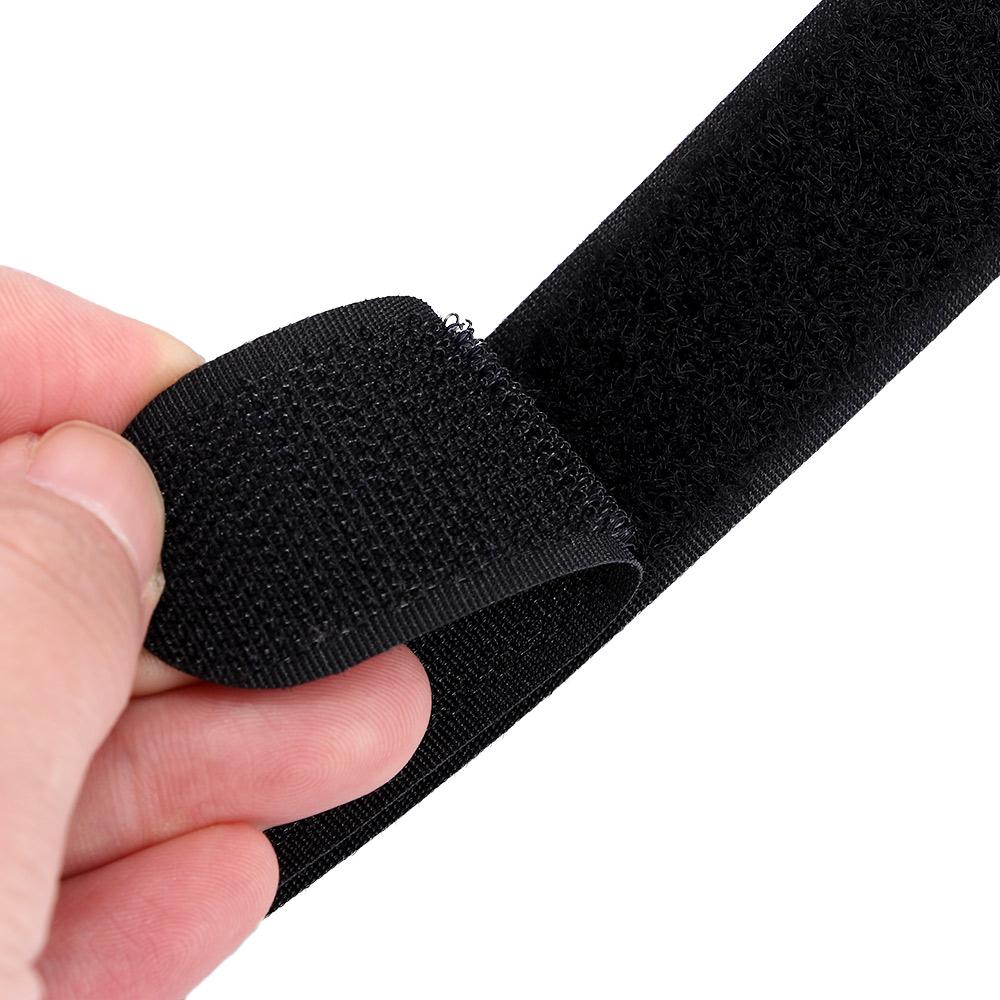 Black Strong Sticky Home Cable Organizer Nylon Fixed Straps Nylon Rope Cable Straps Tie Rope Straps