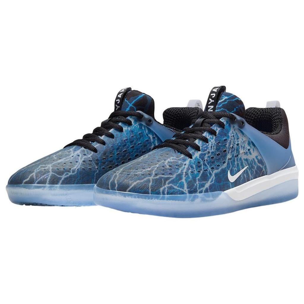 Nike Кроссовки Zoom Nyjah 3 SB Trouble at Home унисекс, синие, черные, белые FB2394-001