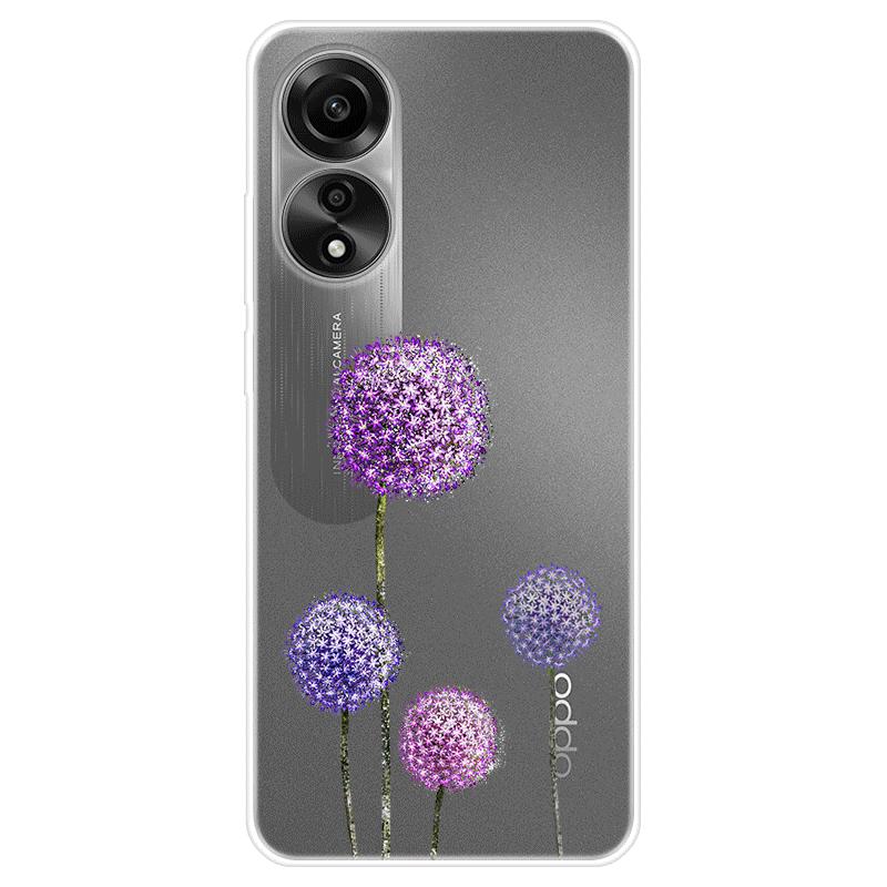 Для OPPO A58 A 58 4G чехол Мягкая силиконовая задняя крышка Мультяшный чехол для телефона Разнообразие