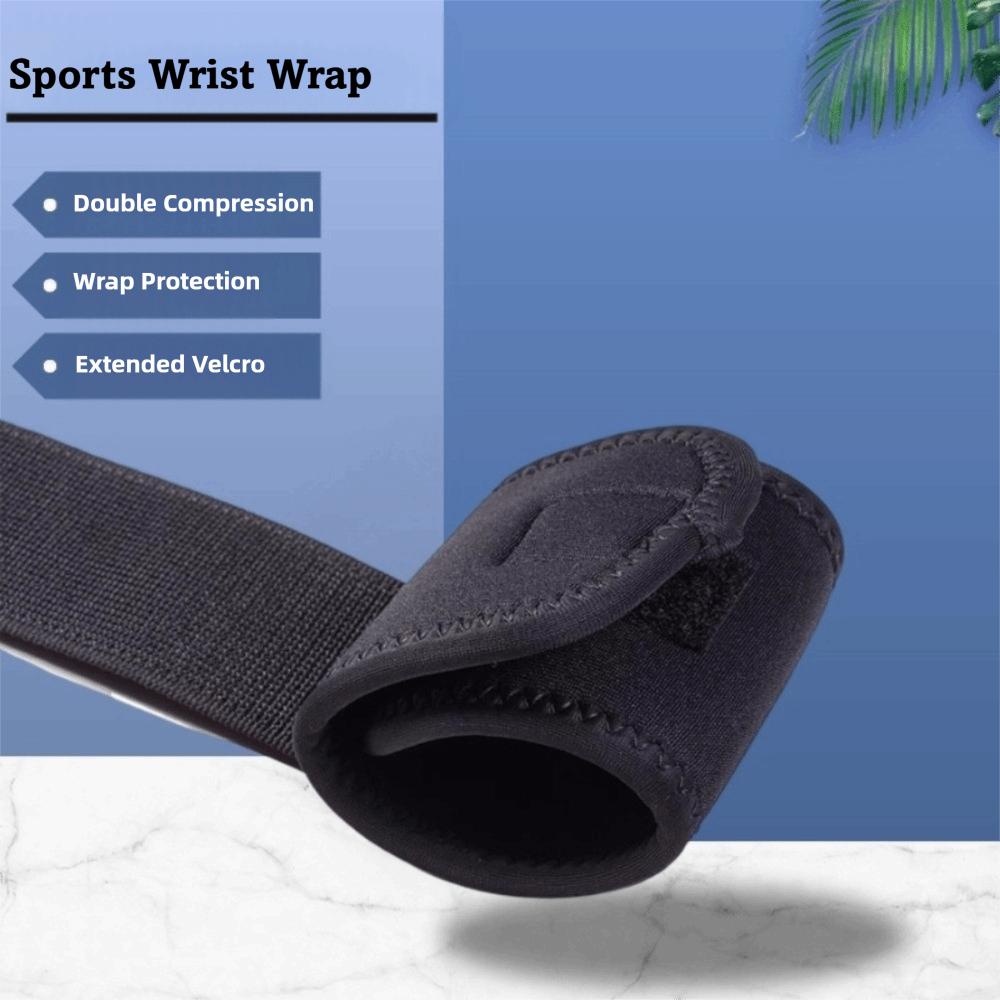 1 Pair Thin Winding Sports Wristbands Adjustable Compression Wrist Guard Basketball