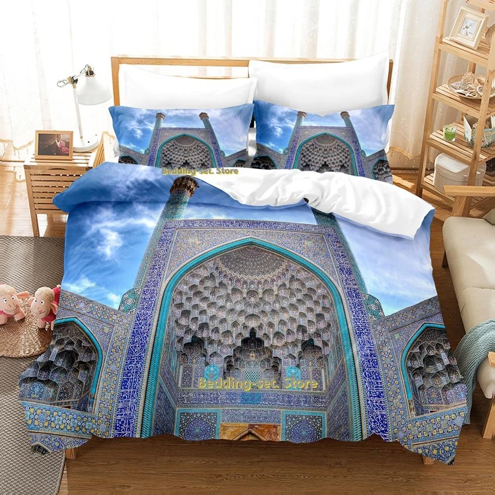 Modern Vibrant Single Twin Full Queen King Ramadan Size Bed Adult Kid Bedroom Duvetcover Sets 3D Print Anime Quilt