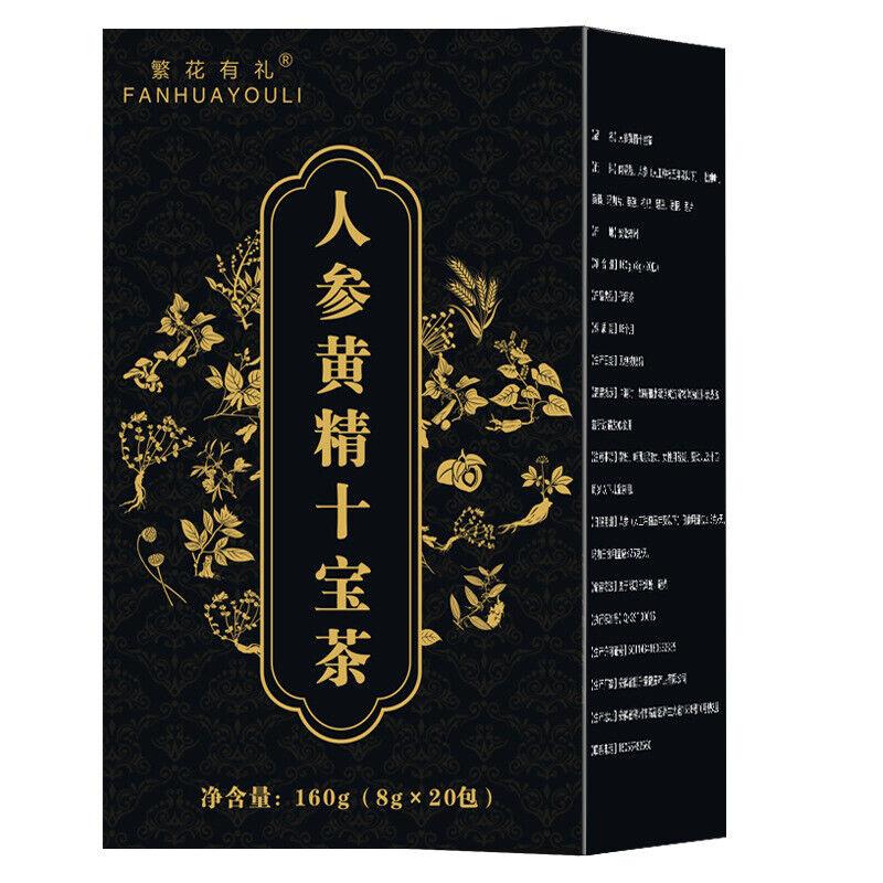 Женьшень Ten Treasures Huangjing Cistanche Eucommia Maca Men's & Eight Treasures