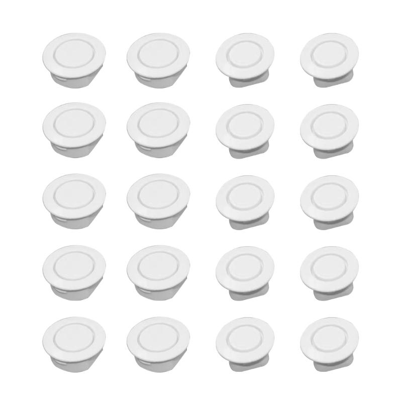 Universal Car Bumper Lens Hole Covers Rubber Protectors For Sensor Areas Easy Apply Large Small Options