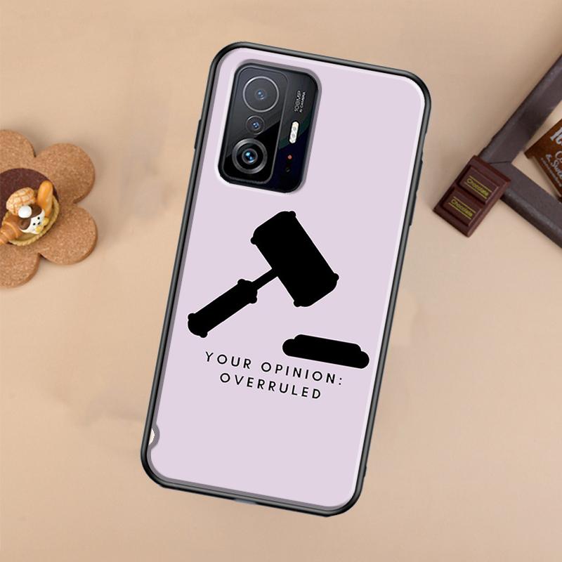 Чехол-бампер с рисунком «Адвокат Судья» для Xiaomi POCO X7 X6 Pro X3 X5 M6 F3 F5 F6 Pro 11T 12T 13T 14T Pro 13 14 Ultra