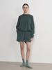 Худи Nevel Everywear из хлопкового махрового трикотажа_Хаки Зеленый