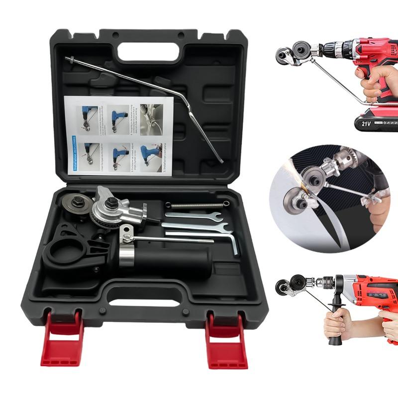 Электрическая дрель для резки листов Электрические ножницы для жести Ножницы для железа Резак для листового металла Модификация электрической дрели