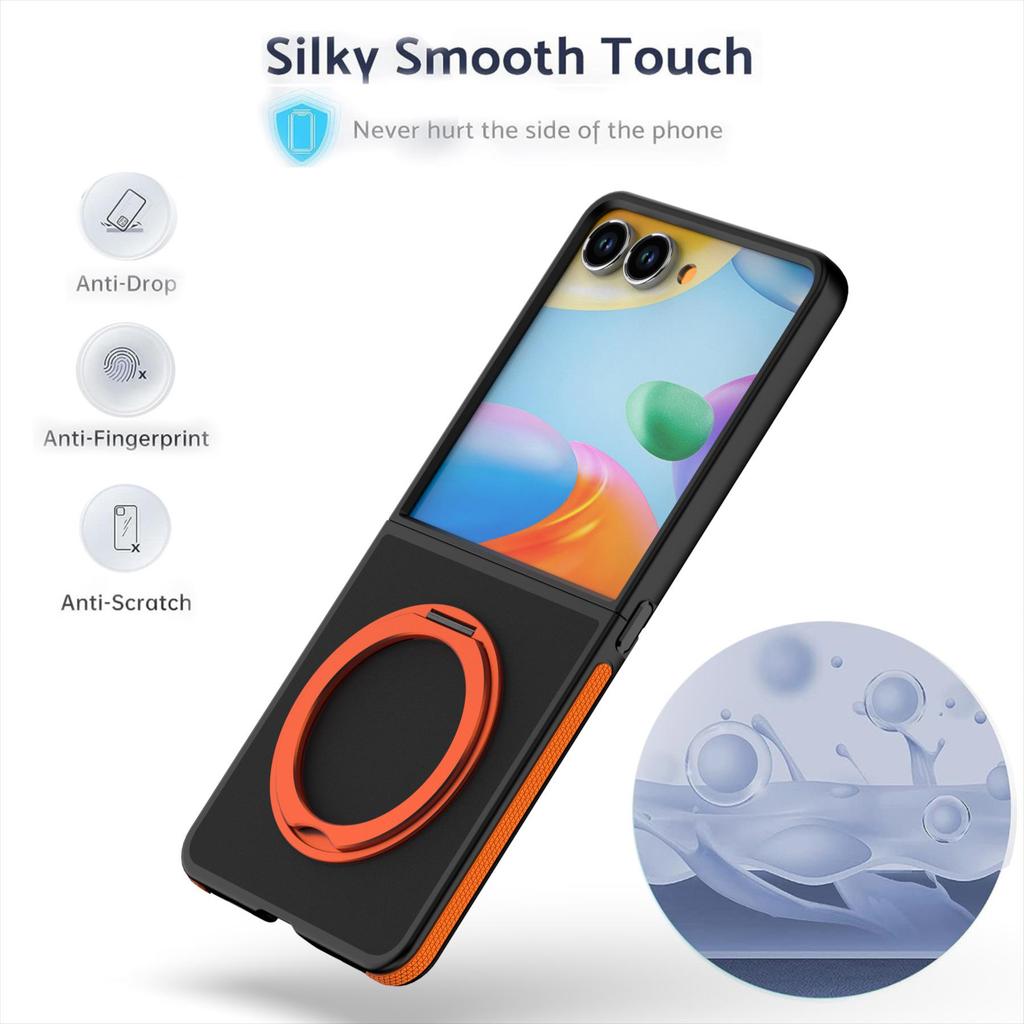 Ультратонкий чехол-подставка с магнитом для Samsung Galaxy Z Flip7 - Совместим с беспроводной зарядкой