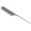 Salon Rat Tail Hair Comb Men Women Styling Comb Professional Barber Aluminum Metal CombSilver