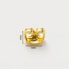 50pcs/lot 14k 18K Gold Earing Back Stoppers Earing Plug Studs Base Setting For DIY Fashion Jewelry Making Accessories Supplies