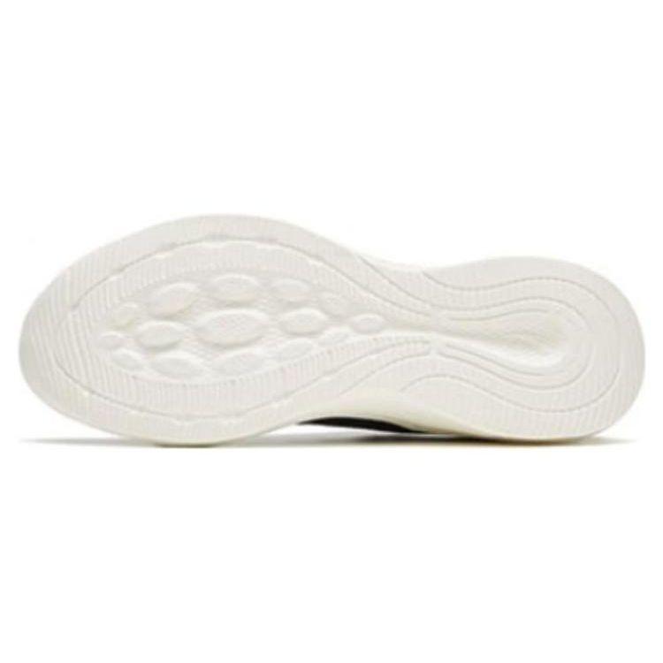 Anta Flyknit Lightweight Non-Slip Durable Low-Top Running Shoes Women Sneaker Black White 922315582-1