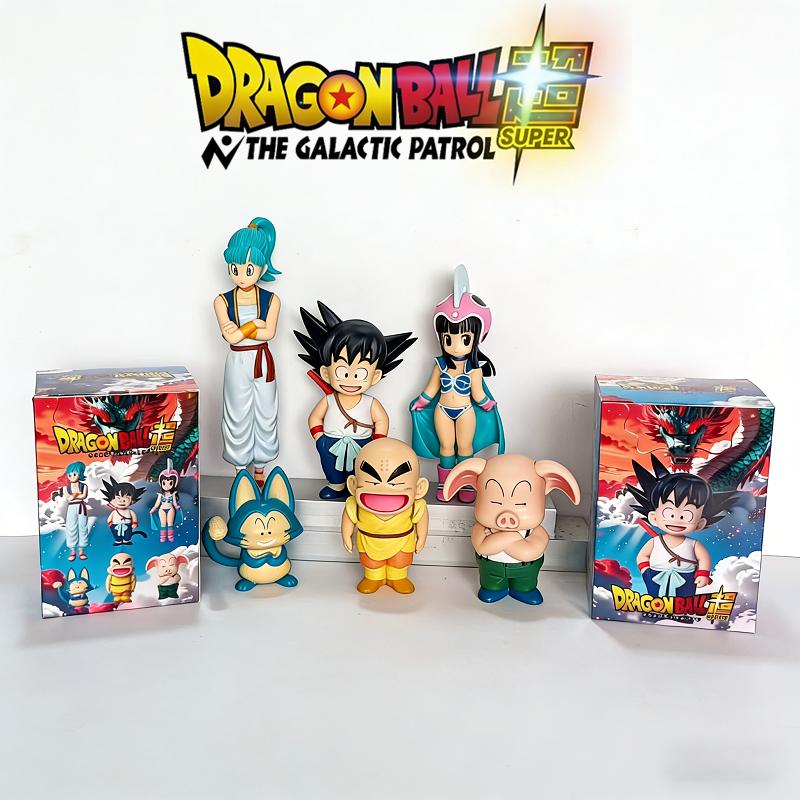 Аниме Фигурка Dragon Ball Z из ПВХ - Милый Sr. Попо Карин-сама с Гоку Веджетой Улуном Супер Сайян Модель Игрушка Коллекционная