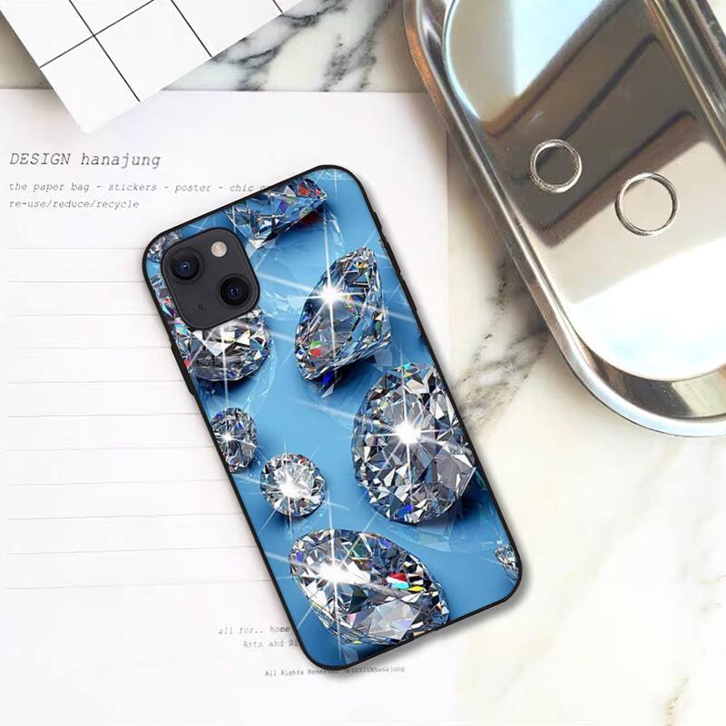 Чехол для телефона Diamond Love для iPhone 11 12 Mini 13 14 Pro XS Max X 8 7 6s Plus 5 SE XR Shell