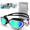 Adult Swim Glasses Professional Goggles  Anti-fog UV Protection Men Women Swimming Goggles Waterproof Adjustable Silicone inPool