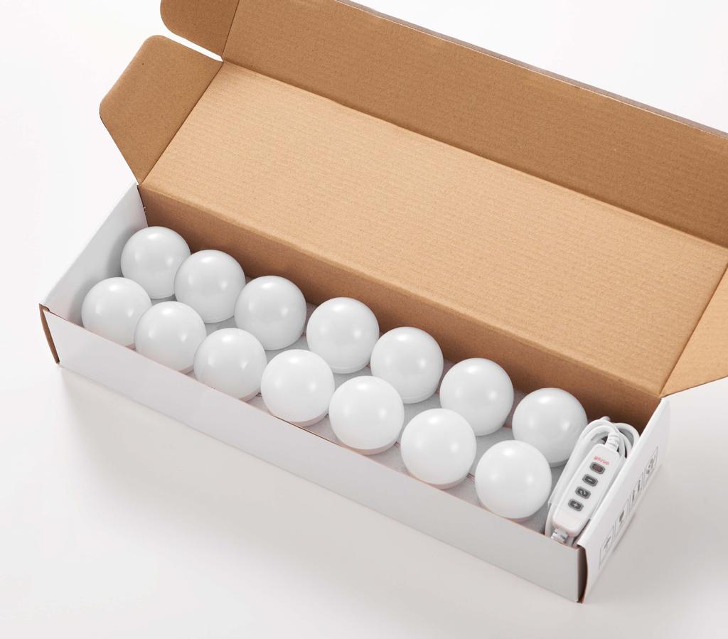 Vanity Mirror Fill Light Adjustable Luminance 3 Colors LED USB Wall Bulbs String For All Pretty 3 Colors Dimmable Vanity Light