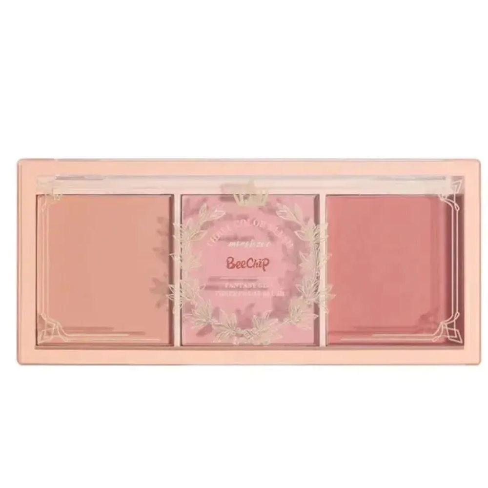 Blush Nude Makeup Natural Matte Milk Tea Color Orange Lasting Art Highlighting and Grooming All-in-One Palette, Pink, 1 Piece