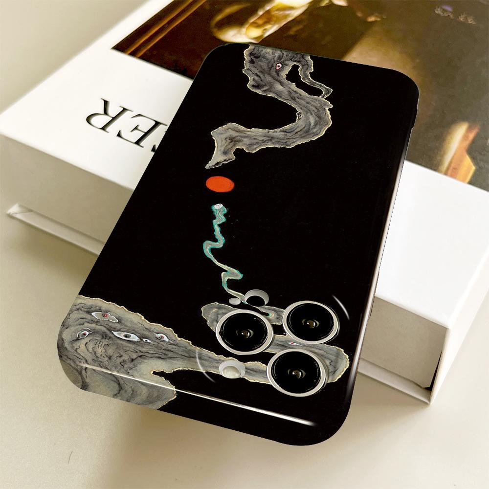 Универсальный чехол для телефона с пленкой и мультяшным модным дизайном, твердый чехол с полным покрытием, защитный чехол для камеры для iPhone, Samsung, Xiaomi, Poco, Redmi, Huawei, Honor