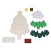 Christmas Kit Wooden Tree To Decorate 17.5 X 11.5 X 3 Cm