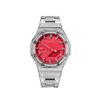 Casio Мужские часы Red Series GA-2100-4A с жидкокристаллическим и аналоговым двойным дисплеем(Watch8--)