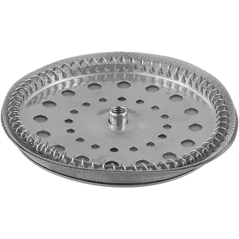 Stainless Steel Mesh French Press Screen Filter Set Including Spiral Disk, For 3500Ml Capacity For Wide Type Coffee Maker