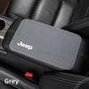 AIY5   Car Armrest Box Mat Soft Case Center Console Box Pad Mat For Jeep Grand Cherokee Wrangler JK Gladiator Compass Renegade Patriot