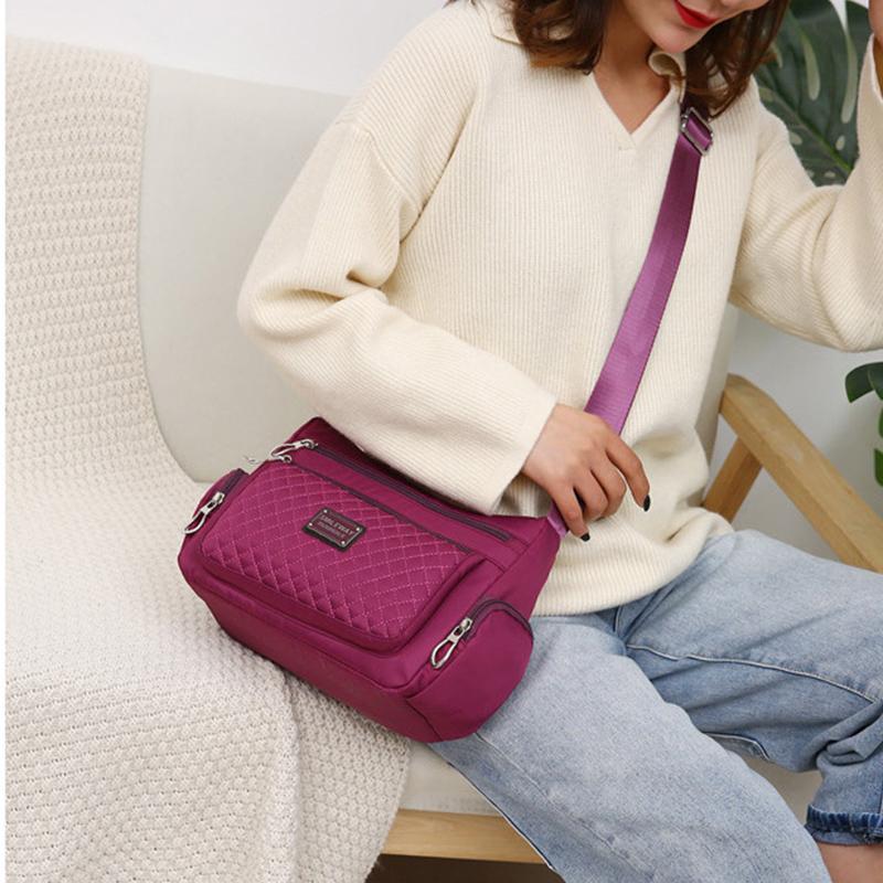 Yogodlns Модная женская сумка через плечо с несколькими карманами, водонепроницаемая сумка-оксфорд через плечо, новинка, сумка-мессенджер, сумка для покупок для мамы