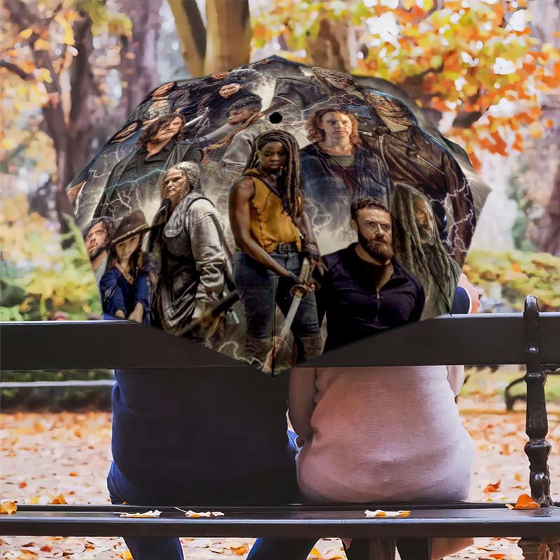 Survival Undead World Folding umbrella Portable Suitable for all seasons Sun umbrella printing Sun umbrella