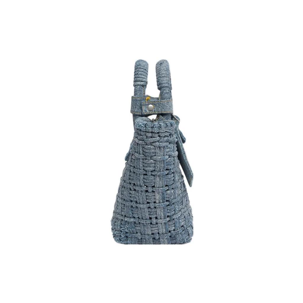Balenciaga Bistro Denim Xs Basket Top Handle Bag (Unisex) Handbags 6713422109H4760