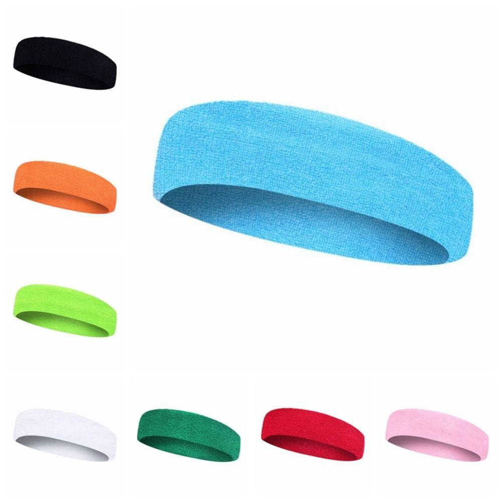 Breathable Towel Sweat Bands Elastic Force Tennis Headband Fitness Sweat Guide Belt Basketball