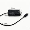 4-портовый USB 2.0 Док-станция Хаб с кабелем Type-C 25 см