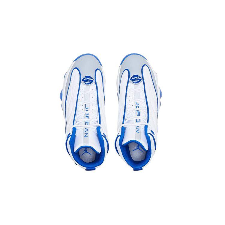 Air Jordan Pro Strong GS Белые Гипер-королевские Детские Кроссовки Нейтрально-серые DC7911-104