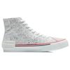 Li Ning We Are Canvas Hi Trendy Versatile Casual High-Top Sneakers Women Sneakers White Gray AECR012-1