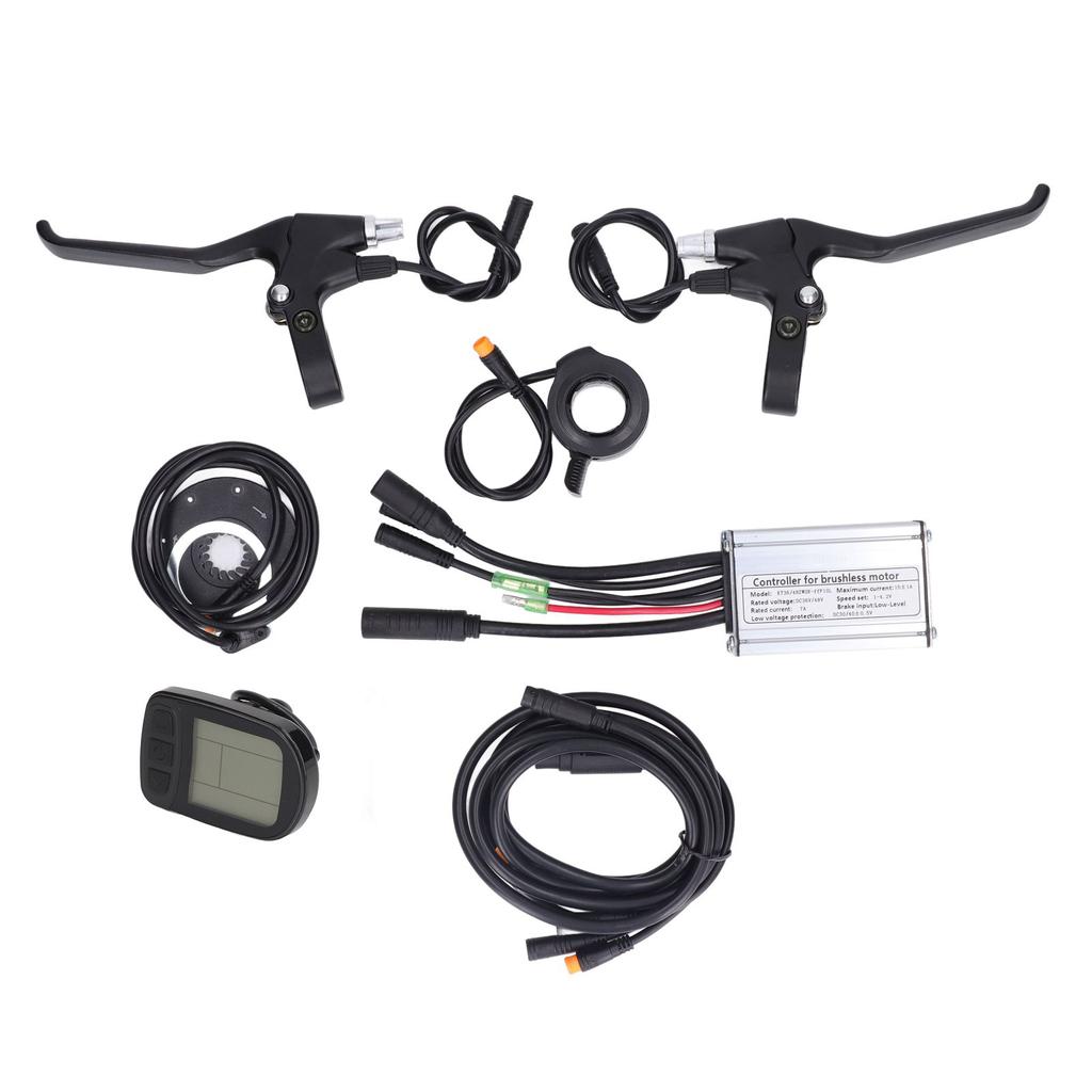 15A Electric Bike Motor Controller Kit Waterproof Controller with LCD5 Panel