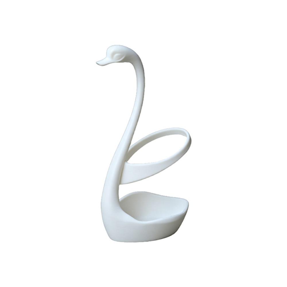 Plastic Swan Toothbrush Holder 3D Printing Toothpaste Stand Base Makeup Brush Shelf Home Use