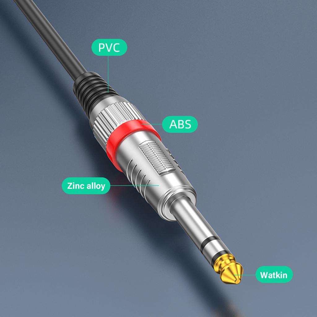 Профессиональный 6,35 мм мужской-мужской стерео аудио кабель усилитель гитарный соединительный шнур для усилителей микшеров гитар