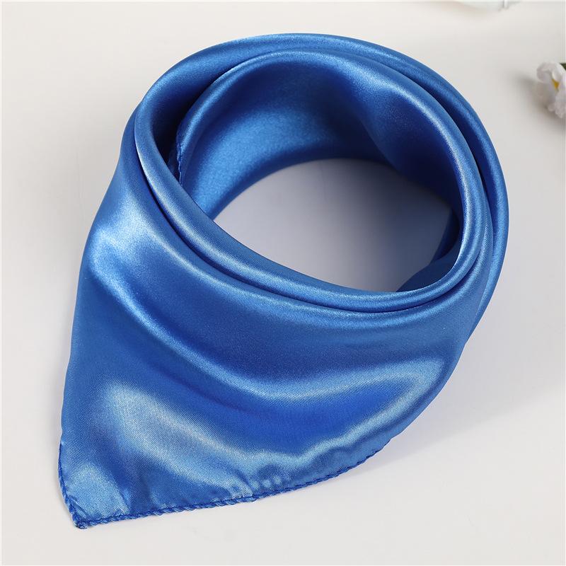 50 * 50cm Spring And Autumn Silk Scarves Versatile Decoration Professional Small Square Scarves Neck Protection Binding Bag