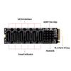 M.2 NVME PCI-E PCIE X4 X8 X16 To 6 Ports 5 Ports 3.0 SATA Adapter Card Riser SATAIII 6Gbps Chassis Server PC Expansion Card