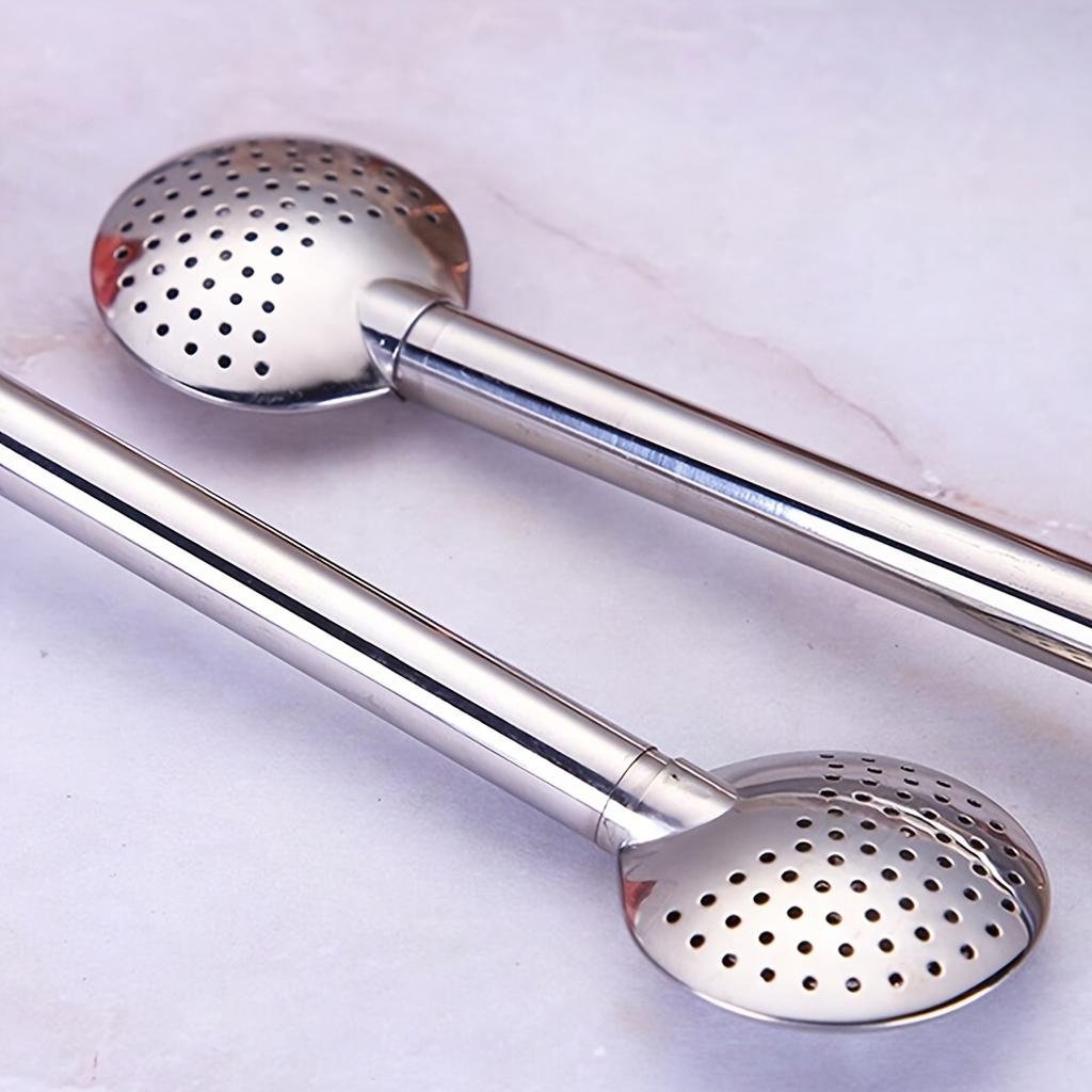 1 шт. Ложка-соломинка из нержавеющей стали для чая мате, молока, кофе, для смешивания цветов, креативная ложка-фильтр, ложки для питья, соломинка-фильтр