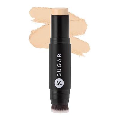 Косметика Ace Of Face Foundation Stick со встроенной кистью | Держится 24 часа | Тональная основа с полным покрытием для женщин | 12 г - 17 Raf