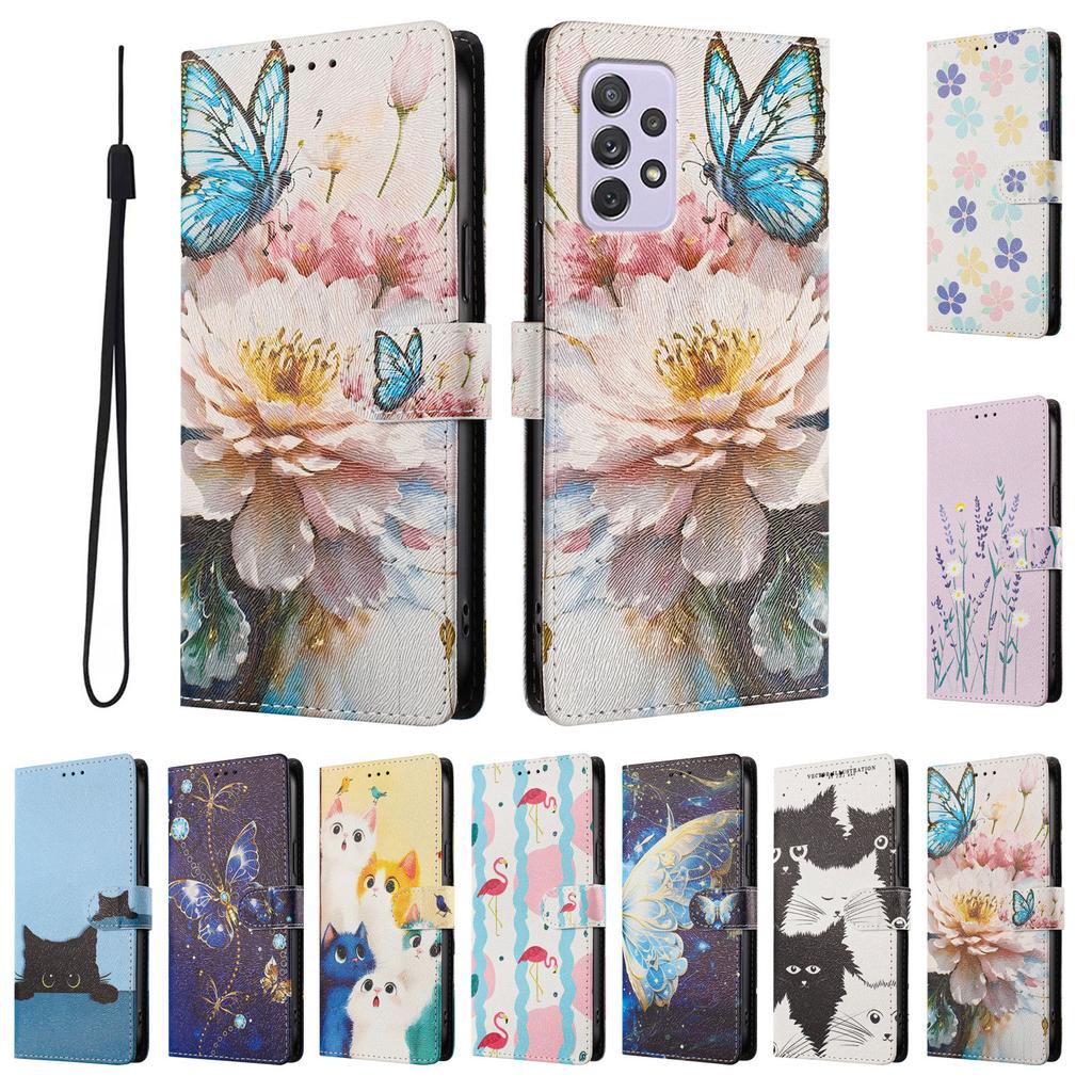 Phone Case For Samsung Galaxy A72 A52 A52S A42 A32 A22 A12 A02 A71 A51 A41 A31 A21 A21S A11 A01 Book Cover Flip Wallet Leather