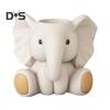 Elephant Pen Holder Fading-resistant Resin Desk Organizer Multifunctional Office Decor Perfect Desk Accessories